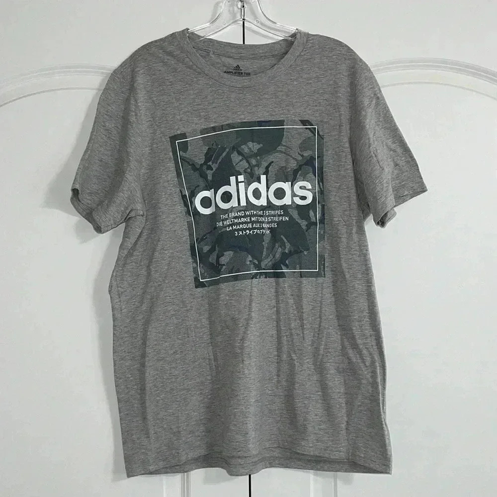 Adidas Grey Amplifier Tee​​